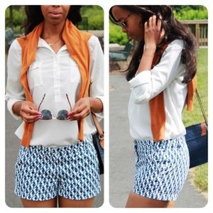 J.Crew Seahorse Shorts Size 4